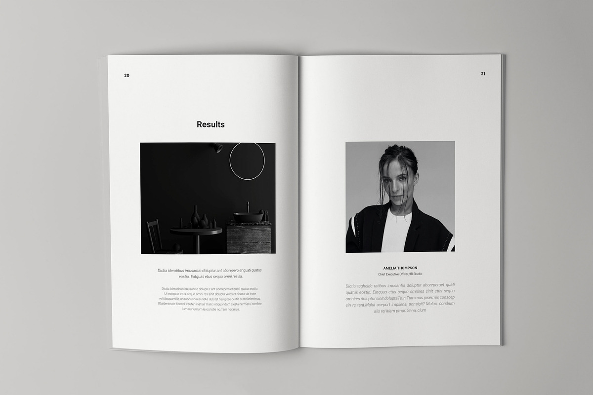 Case Study Template, a Brochure Template by HR Studio (Photo 11 of 12)
