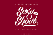 Sexy Shout, a Script Font by FHFont (Thumbnail 4 of 10)