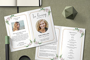 Funeral Program Template, an Invitation Template by TemplatesForest (Thumbnail 1 of 3)