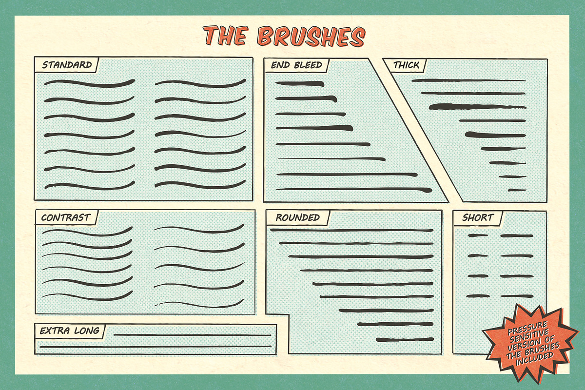 The Vintage Comic Creator, a Brush Add-On by The Artifex Forge (Photo 7 of 9)