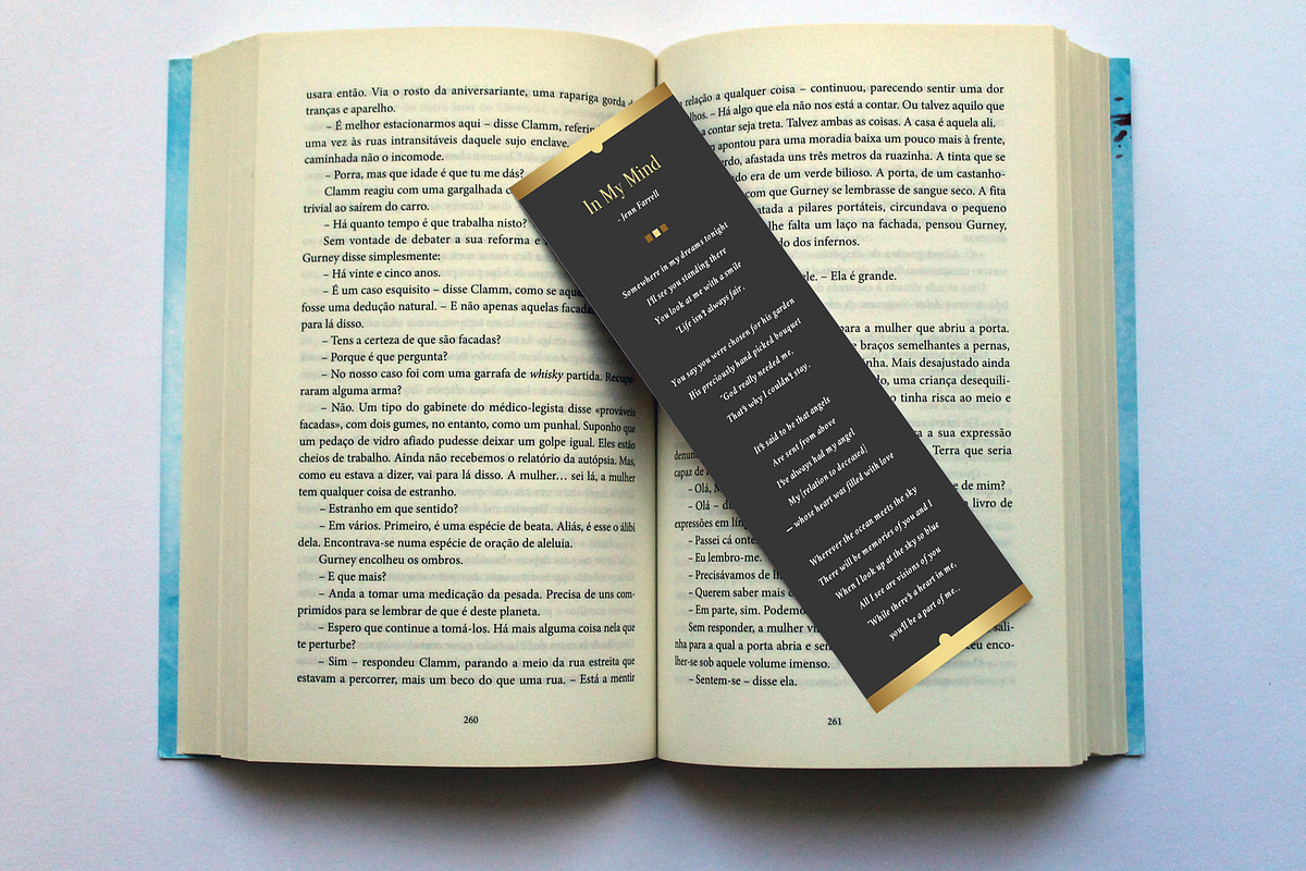 Remember Gold Funeral Bookmark, a Card Template by Godserv Designs (Photo 8 of 10)