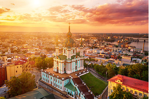 St Andrew's Church in Kyiv, an Architecture Photo by Nature and travel