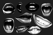 Halftone ellements for collage, an Object Graphic by Debar's Shop (Thumbnail 5 of 6)