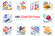 Conceptual Isometric Icons, a Solid Icon by alexdndz (Thumbnail 1 of 11)