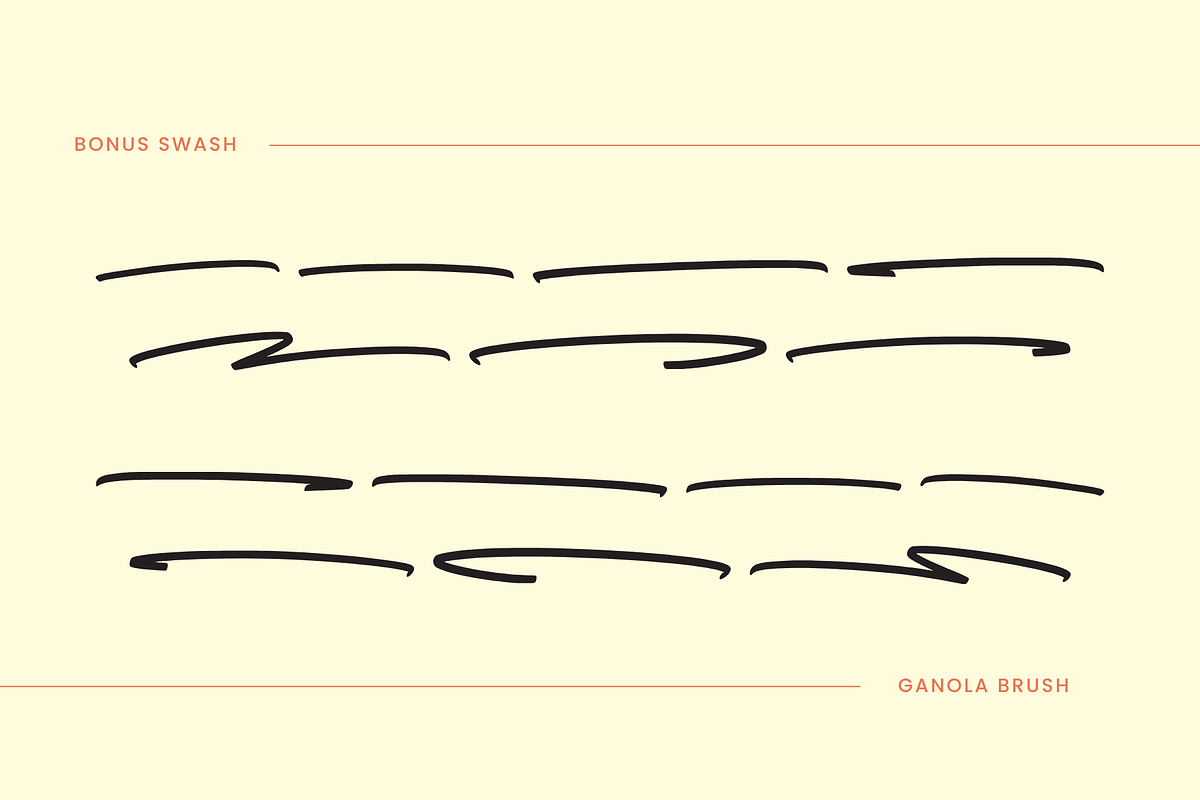Ganola Brush - Branding Logo Font, a Handwritten Font by Nirmana Visual (Photo 9 of 10)