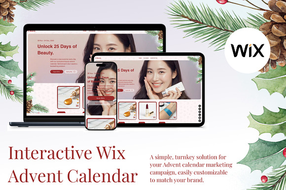 Advent Calendar 2025 Wix Template preview 5