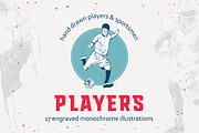 Players and spotsmen sketches, a Person Illustration by Akimo Mia (Thumbnail 1 of 4)