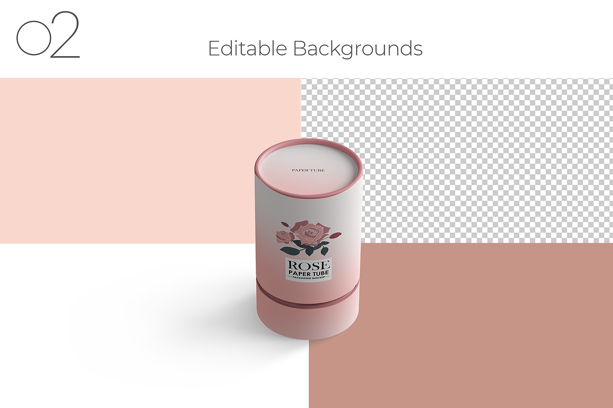 Two-Piece Telescopic Tube Box Mockup, a Packaging Mockup by Sheikhadesign (Photo 3 of 11)