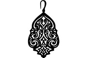 Ornamental Earring SVG Bundle, an Object Graphic by Designer_Momina (Thumbnail 12 of 20)