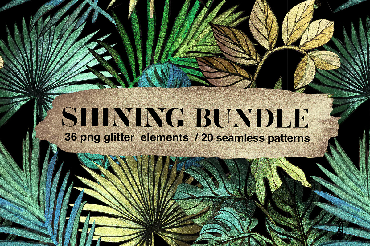 Shining tropics, a Pattern Graphic by emeraldthue (Photo 1 of 9)