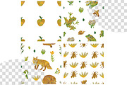 Hand Drawn Kids Crayon Forest Friend, a Pattern Graphic by Lucyinyourheart (Thumbnail 4 of 10)