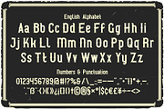 Rock Cafe Vintage Label Font, a Serif Font by JumboDesign (Thumbnail 3 of 6)
