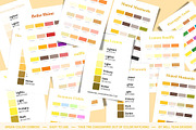 Yellow Color Palette Library, a Print Template by Hell Yeah Designs (Thumbnail 5 of 10)