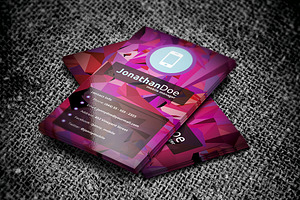 Low Poly Business Card