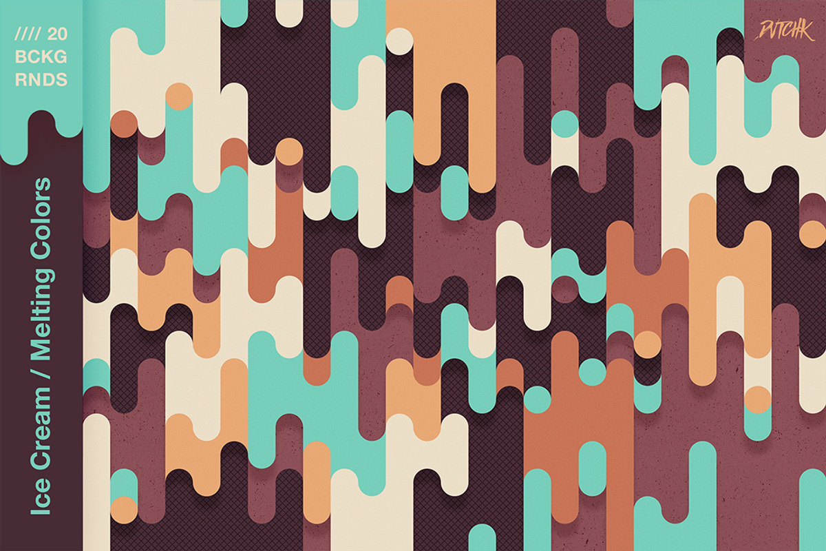 Ice Cream Melting Colors Backgrounds, a Background Graphic by dvtchk (Photo 4 of 5)