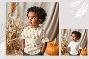 Autumn Kids tshirt Mockup PSD Set, a Shirt Mockup by AlenaVlasko stock Market (Thumbnail 4 of 8)