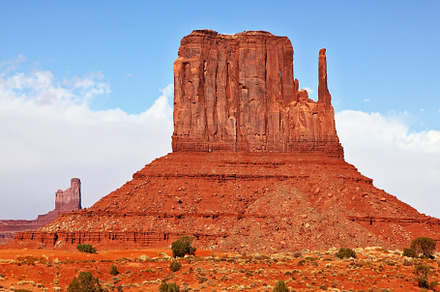 Magical  cliffs - mitts of red sandstone, a Nature Photo by kavram