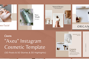 Instagram Cosmetic Template Canva