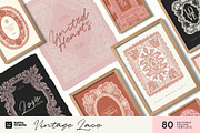 Vintage Lace | Poster Builder, an Object Graphic by KetteCreate (Thumbnail 1 of 18)