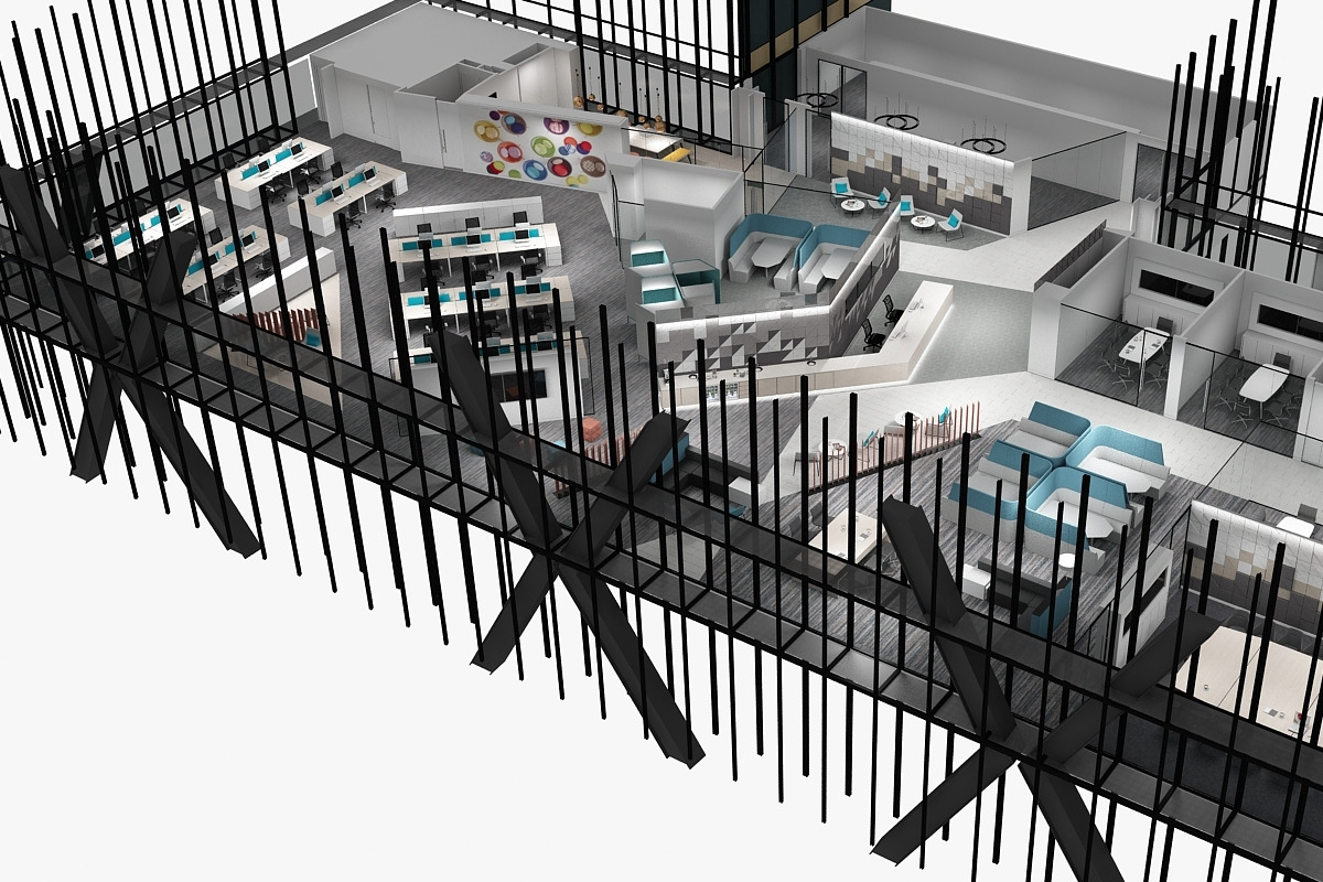 Full Office Interior 26, an Architecture 3D Model by Giimann (Photo 8 of 23)