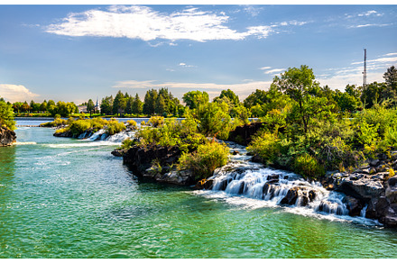 Rapids on the Snake River in Idaho, a Nature Photo by Leonid Andronov