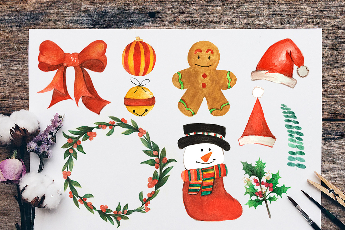 Christmas Collectible Clip Arts, an Illustration by artemyst (Photo 3 of 3)