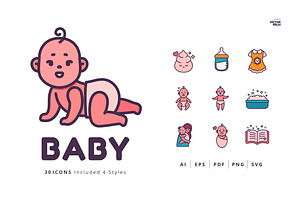 30 Icons - Baby