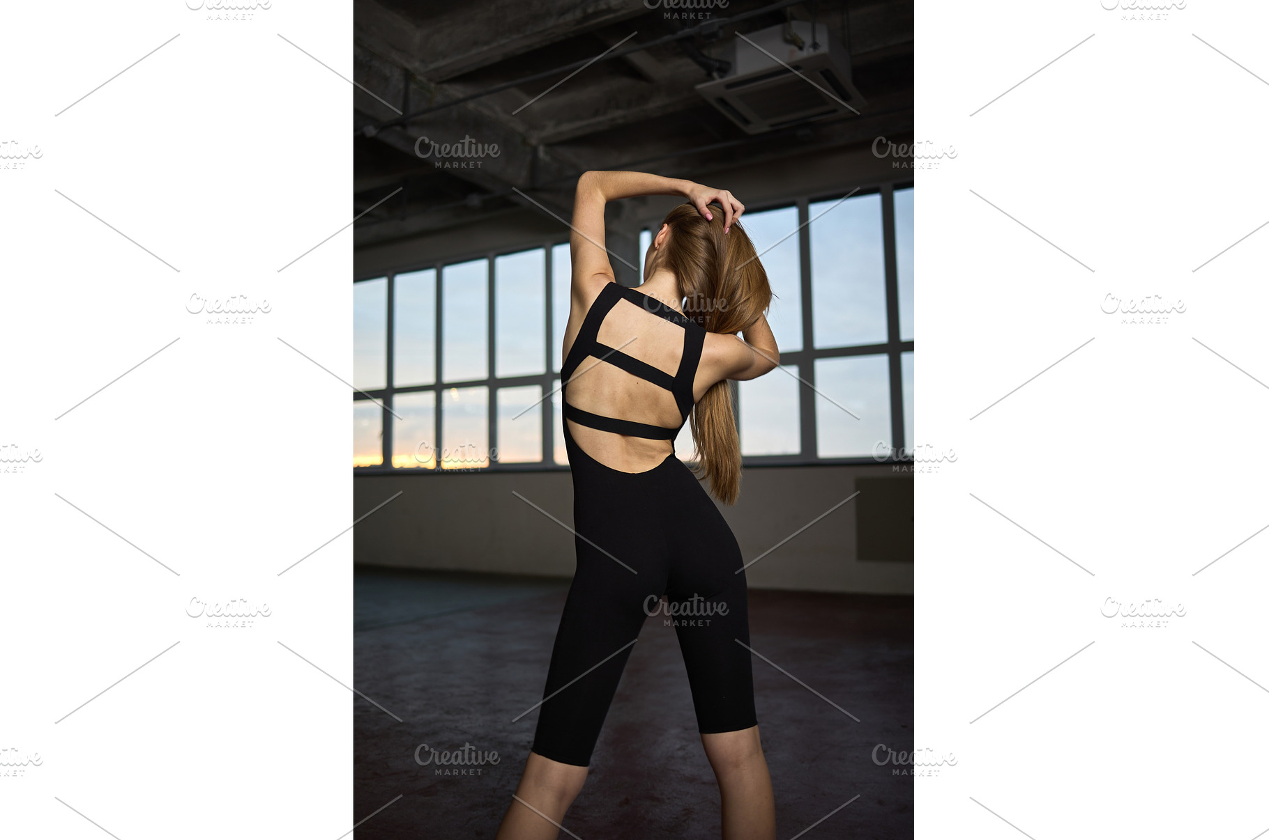 Elegant female dancer in black, a Beauty & Fashion Photo by wip3out