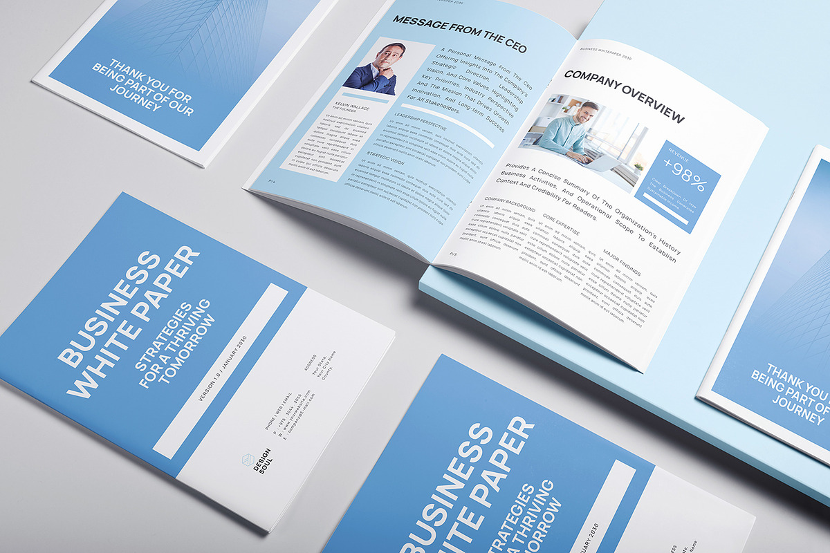 White Paper Template, a Brochure Template by Designsoul14 (Photo 3 of 12)