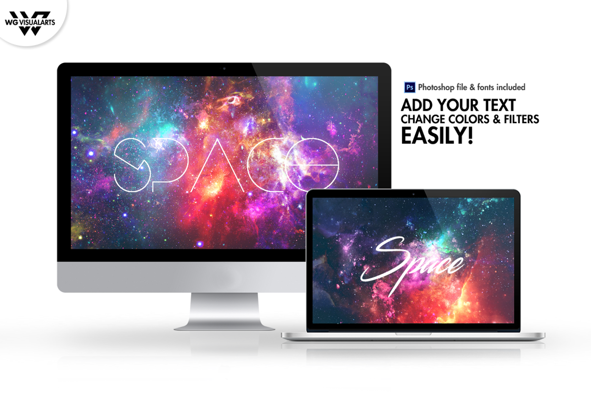 12 SPACE GALAXY Textures + BONUS, a Texture Graphic by WG DESIGN (Photo 5 of 11)