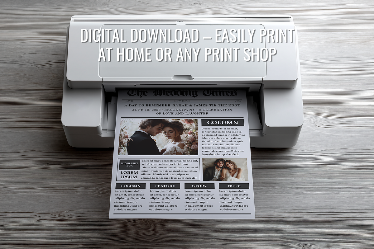 Front Page Newspaper Template, a Magazine Template by ZoloDesignHub (Photo 5 of 7)