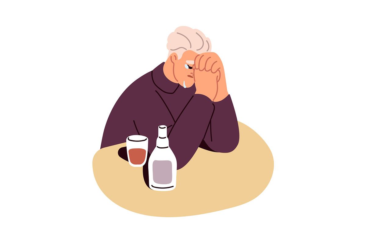 People in tears crying. Whiny mood, a Person Illustration by Good Studio (Photo 4 of 9)