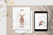 Watercolor Christmas Winter Holiday, an Illustration by WalaPalette (Thumbnail 7 of 18)