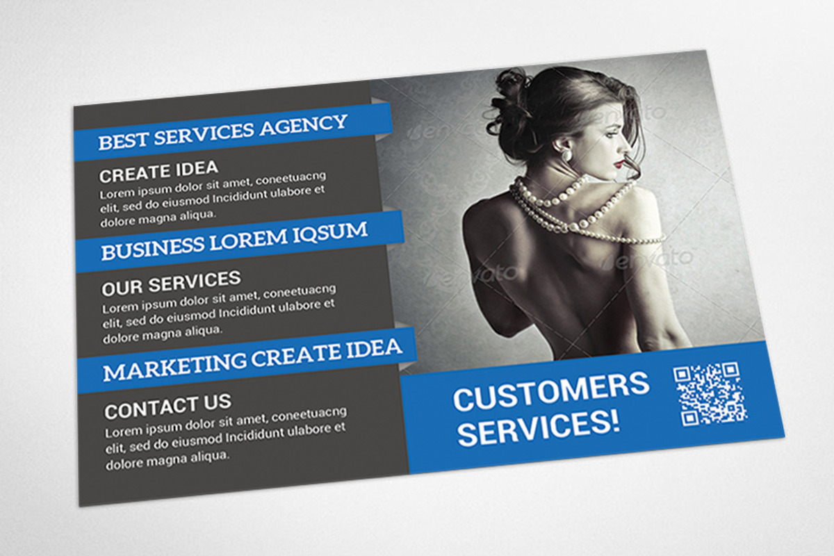 Corporate Business Postcard Template, a Card Template by AfzaalGraphics (Photo 3 of 4)