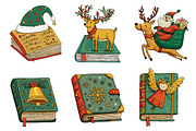 Worn Christmas Book Clipart, an Illustration by Daily.Designs (Thumbnail 5 of 5)