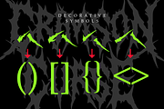 Crimson Curse - Death Metal Font, a Blackletter Font by Masyafi Studio (Thumbnail 4 of 6)