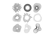 Abstract radial equalizer elements, an Object Graphic by pikepicture (Thumbnail 1 of 3)