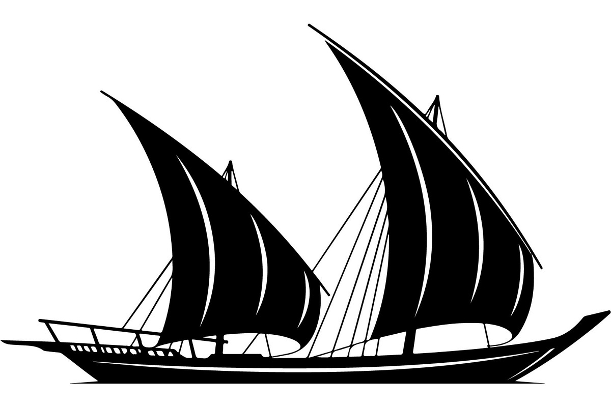 Boat Ship Silhouette Vector Mega, an Object Illustration by Designer_Momina (Photo 5 of 21)