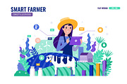 Smart Farmer Illustration, a Person Illustration by Foxyard studio (Thumbnail 6 of 6)