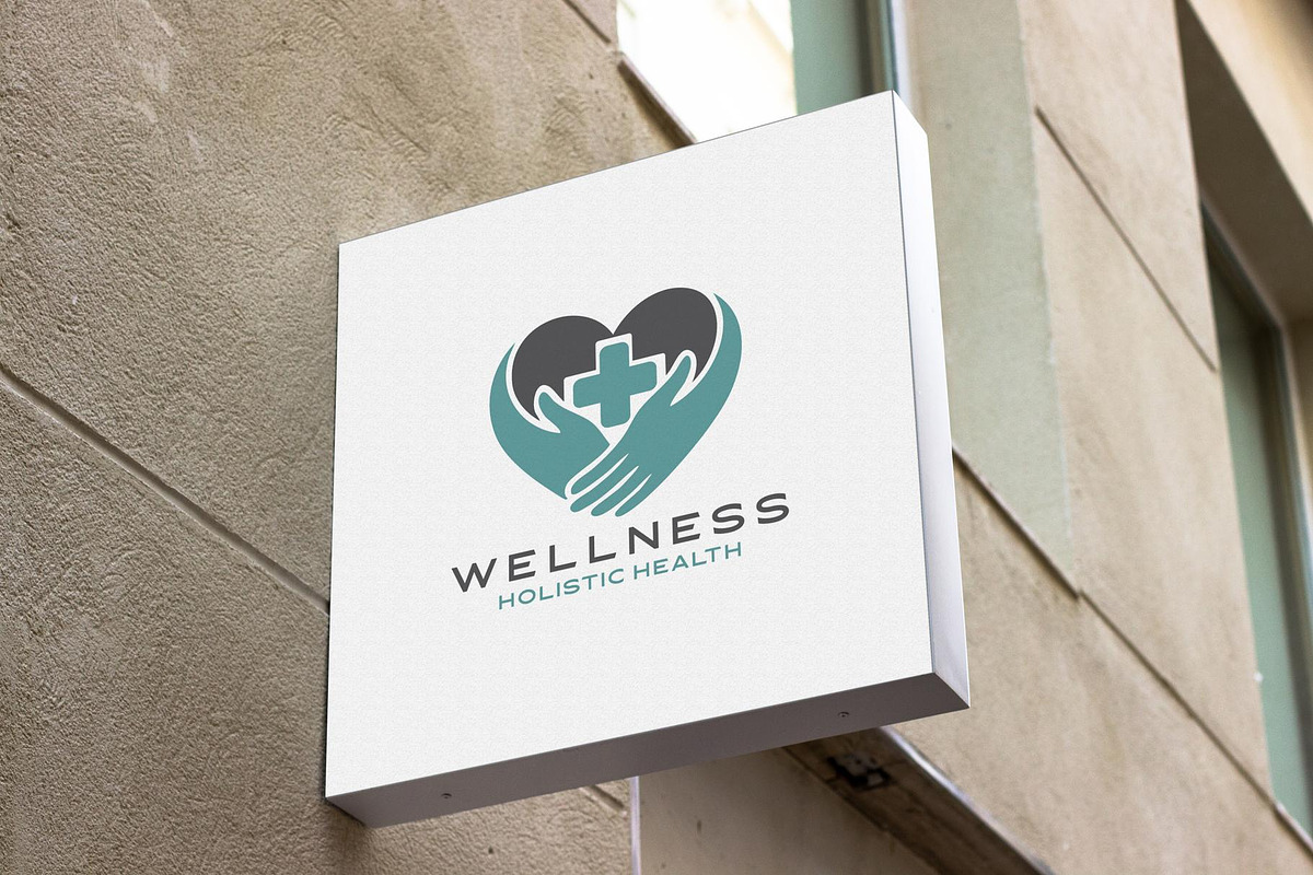 Custom Wellness Logo Design, a Branding & Logo Template by YUDesignStore (Photo 2 of 12)