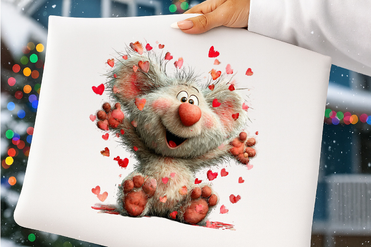 Valentines Teddy Bear Clipart, an Illustration by SinaCreation (Photo 8 of 11)
