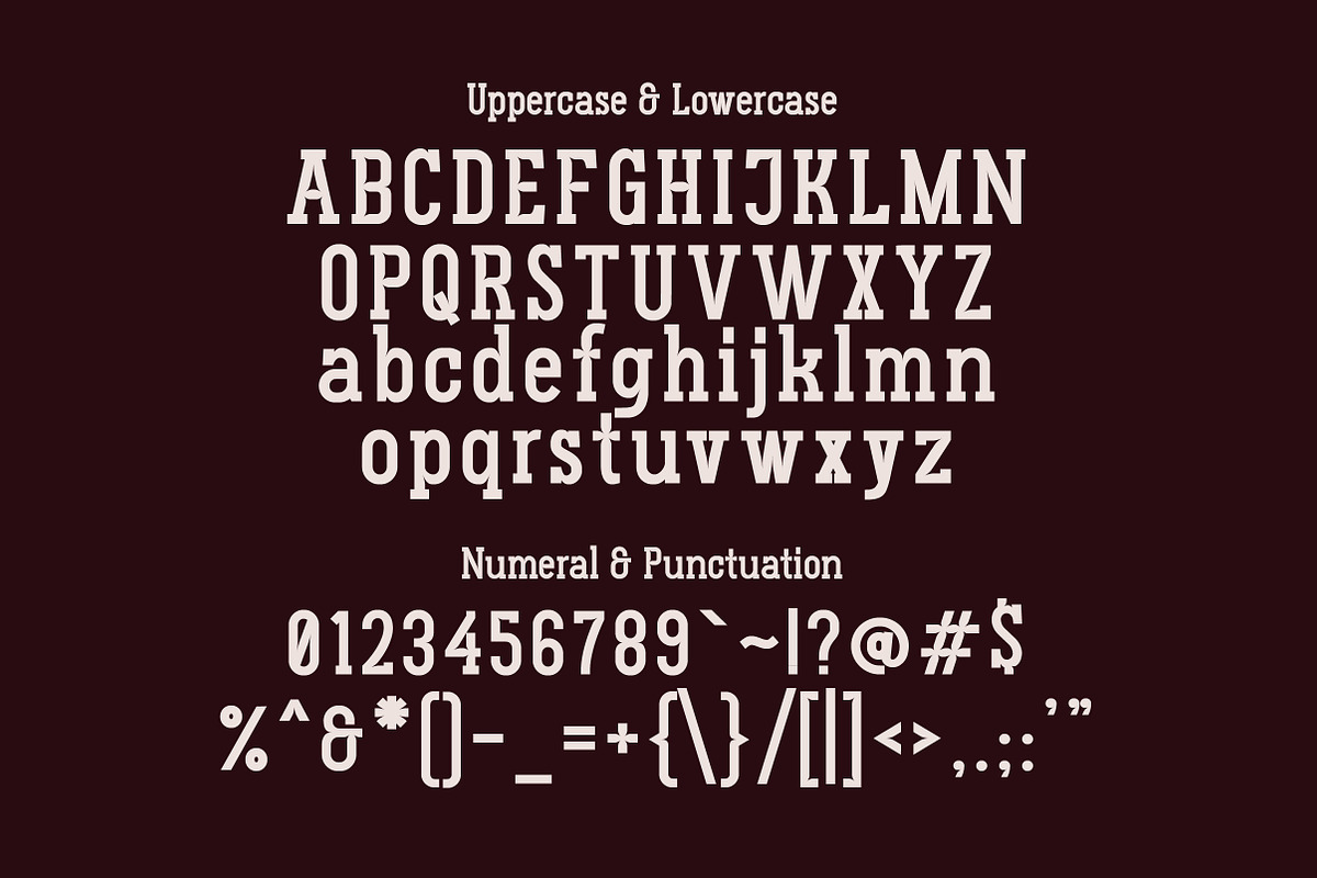 Gluttoner Inktrap | Vintage & Bold, a Serif Font by Lettertype Studio (Photo 12 of 15)