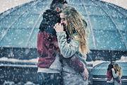 50 Falling Snow Photo Overlays preview 4