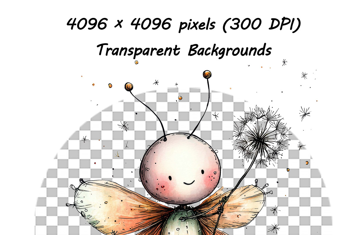 Whimsical Butterfly Clipart Set, an Animal Illustration by one-touch (Photo 6 of 20)