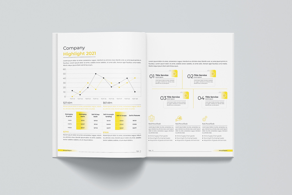 Annual Report Bundle | Word, indd, a Brochure Template by obayes (Photo 50 of 51)
