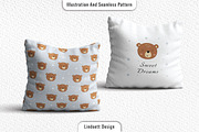Cute seamless pattern featuring bear, a Pattern Graphic by lindoet23 (Thumbnail 3 of 3)