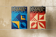 Modern Poster Mockup Set, a Print Template by Deeplab (Thumbnail 25 of 25)
