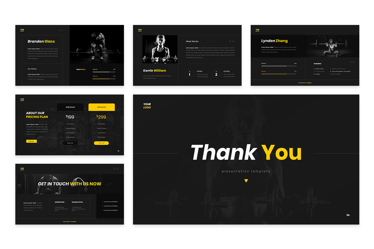 Fitment - Fitness Powerpoint, a Presentation Template by Design Persona (Photo 5 of 5)