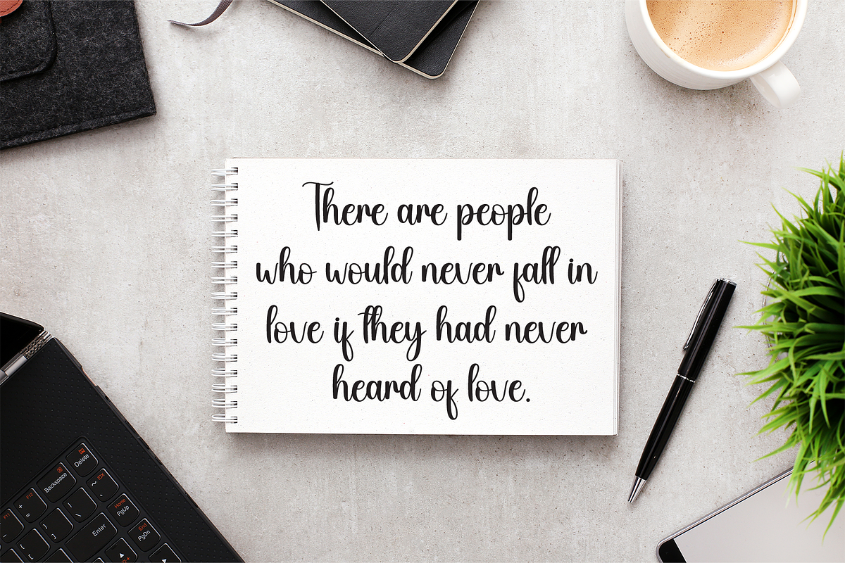 Chubby | Script Font, a Handwritten Font by Scratchones (Photo 5 of 8)