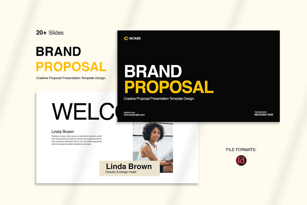 Brand Proposal Presentation Template, a Presentation Template by Oriofix (Photo 2 of 8)